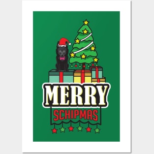 Merry Schipmas - From Your Favorite Schipperke T-Shirt Posters and Art